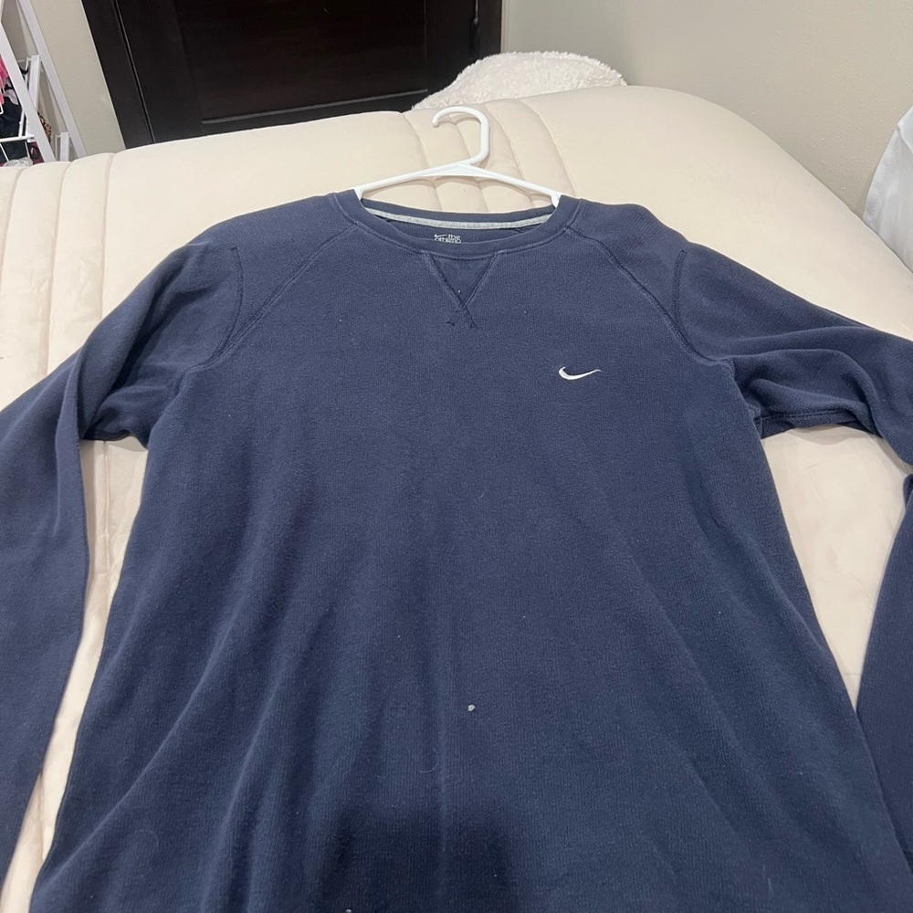 Nike Men's Navy Blue Sweater